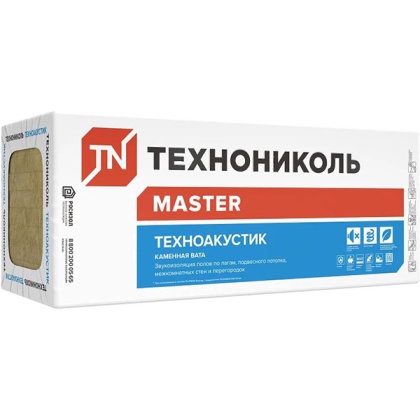 Плиты мин. ватные ТЕХНОАКУСТИК 1200х600х100 арт. Ц1003870 