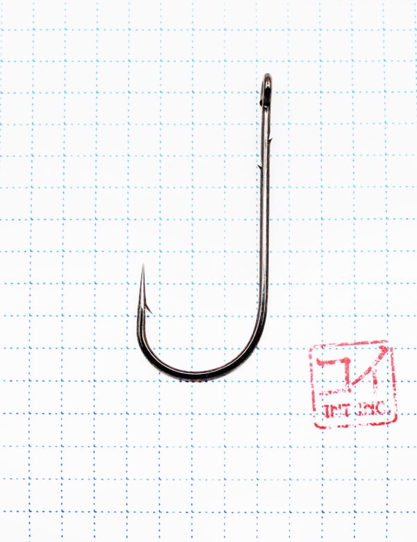 Крючок KOI ROUND BEND WORM 1/0 (INT) BN офсетный 10 шт арт. KH6211-1/0BN 