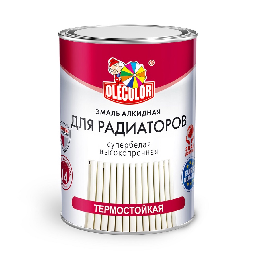 Эмаль алкидная для радиаторов OLECOLOR 900 г