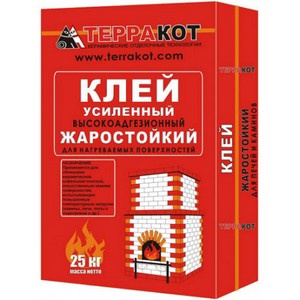 Клей жарост. Темп +400 терракот 25кг 