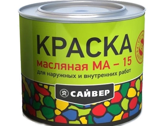 Краска МА-15 Сайвер голубой 1,9 кг