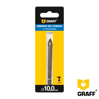 Сверло стекло и керамика Graff 6х75 арт.8006750 