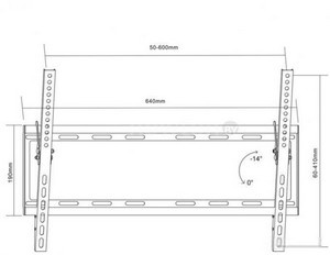 Кронштейн для ТВ 37-70" Maclean MC-605N 