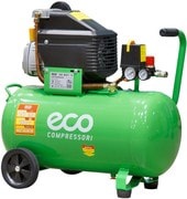 Компрессор ECO AE-501-3 (260 л/мин, 8 атм, коаксиальный, масляный, ресив. 50 л, 220 В, 1.80 кВт)
