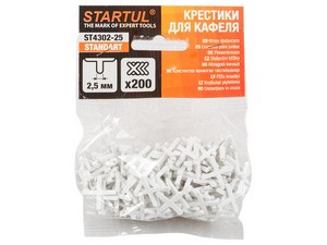 Крестики д/кафеля 2,5мм 200шт STARTUL STANDART (ST4302-25)