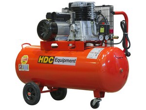 Компрессор HDC HD-A101 (396 л/мин, 10 атм, ременной, масляный, ресив. 100 л, 220 В, 2.20 кВт)