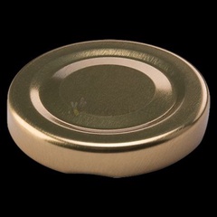 Крышка металлическая винтовая Тип ТО Золото диаметр 89 