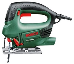 Лобзик электрический BOSCH PST 750 PE в чем. (530 Вт, пропил до 80 мм)