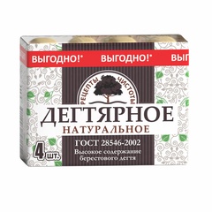 Мыло "Душистое облако" дегтярное 280 гр. (4х70 гр.)