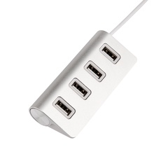 Разветвитель REXANT 4 USB-port серебристый арт. 18-4106 