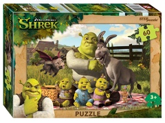Мозаика puzzle 60 "Shrek" DreamWorks, Мульти