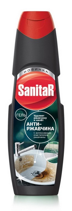 Sanitar средство санитарно-гигиеническое гель антиржавчина 500г