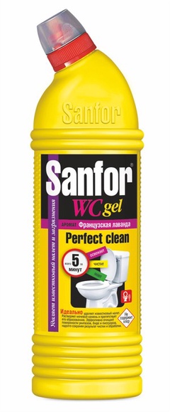 Sanfor средство санитарно-гигиеническое WC gel 750г лаванда загущенное