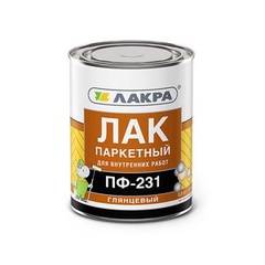 Лак паркетный ПФ-231 0,8 кг ЛАКРА