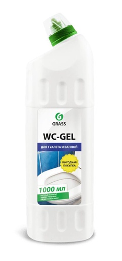 Средство д/сантехники GRASS Wc-GEL 1л арт,125437 Россия