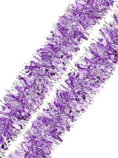 Мишура новогодняя Светло-Фиолетовый 9х200см арт. 78408 