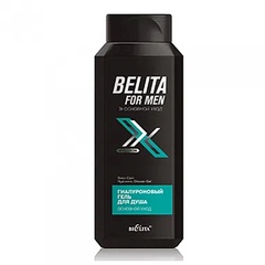 Гель для душа гиалуроновый BELITA FOR MEN "Основной уход" 400 мл.