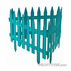 Забор декоративный "GOTIKA" лазурь (4 секции) 007400