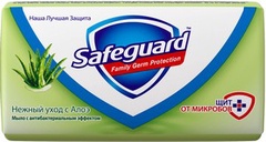 SAFEGUARD Мыло туалетное Нежный уход с Алоэ 90г