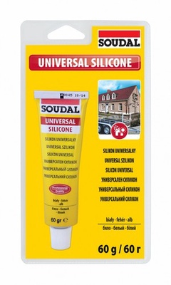 Силикон универсальный "Soudal" белый 60 г