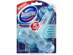 DOMESTOS Блок для очищения унитаза Power 5 Свежесть океана 55г 67091664