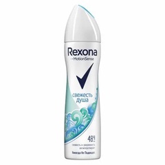 REXONA Део-аэрозоль Свежесть душа 150мл (РФ) 8670255/65414212/6700432/67026385